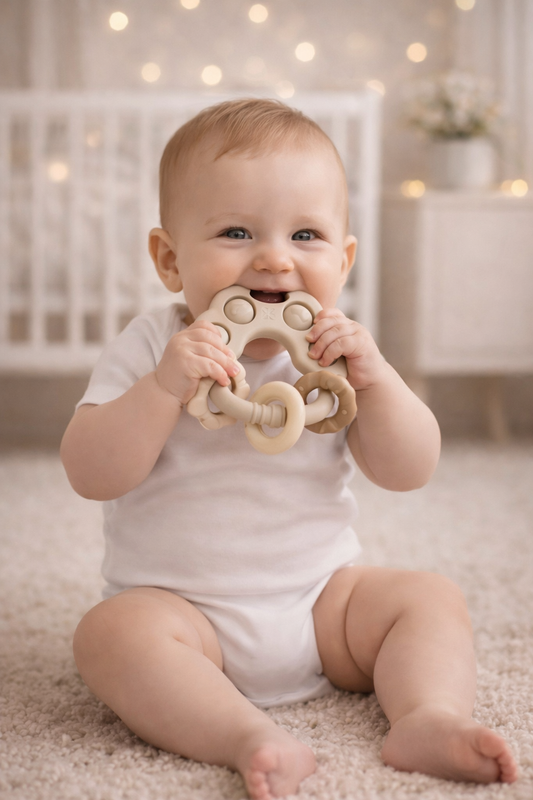 Mastica™ - Anneau de dentition en silicone pour soulager les poussées dentaires naturellement